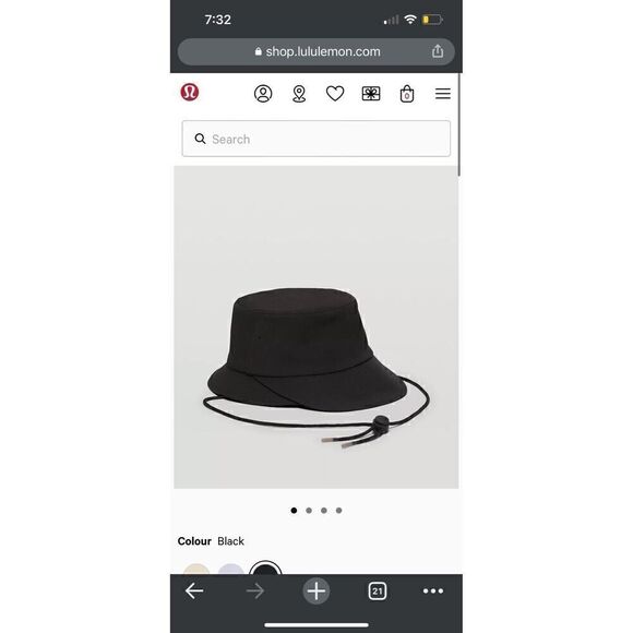 Lululemon Wide-Brim Bucket Hat with Strap XS/S - Picture 4 of 6